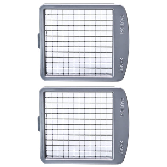 Replacement Dice Blades for Stainless Steel Vegetable Chopper -2 Small Grid Blades - Only applicable to "Moeuonb" brand, not applicable to other brands of vegetable chopper