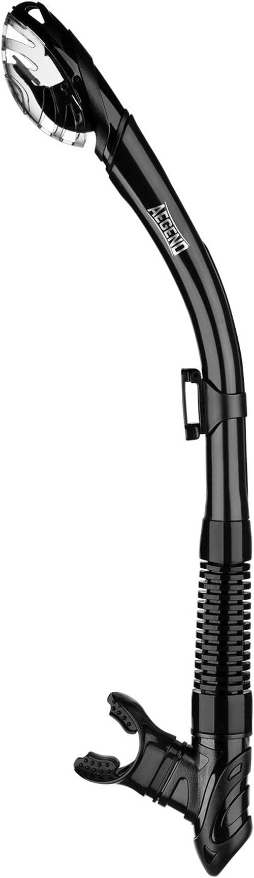 Aegend Diving Dry Snorkel - Top Dry Valve Snorkeling Gear for Adults & Youth | Ideal for Freediving & Swimming