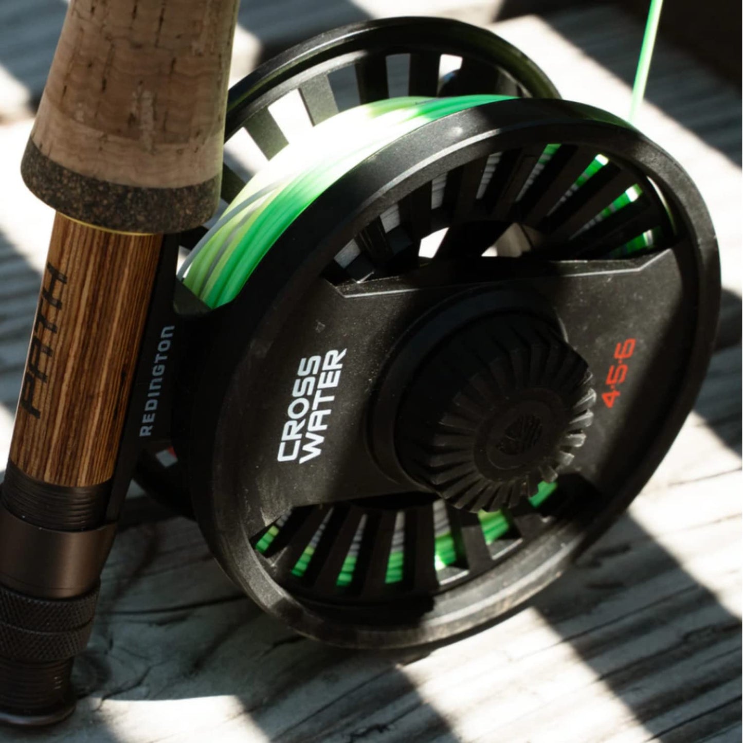 Redington Crosswater IV Fly Reel, Durable Fly Fishing Reel, Black, 7/8/9