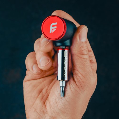 FEEDBACK SPORTS | Reflex Fixed Torque Bit Driver [Bit Storage + 5Nm Torque] | Portable Compact Accurate Torque | Magnetic Bit Receiver | Hidden Storage With 4 Steel Bits