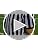 Men's Referee Shirt - Short Sleeve, Collared, X-Large - Black & White