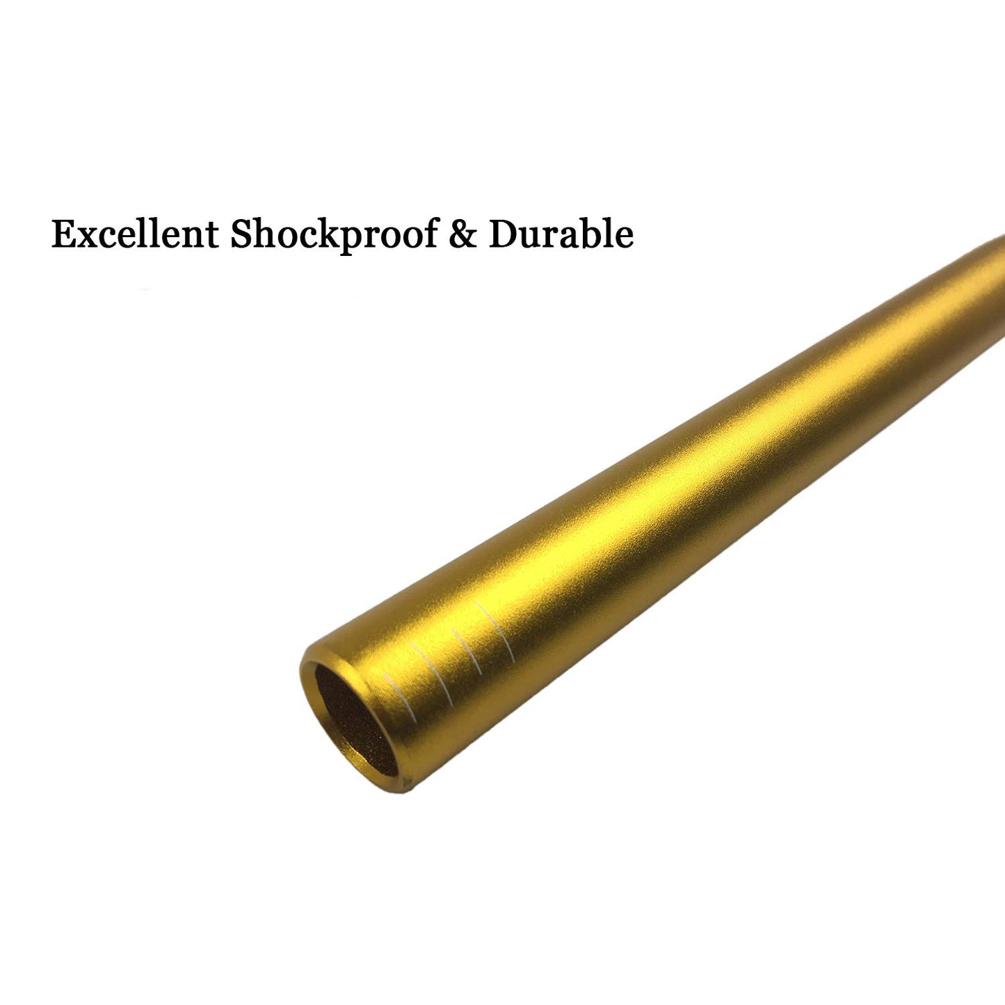 Wake 31.8mm MTB Mountain Bike Handlebar, Aluminum Alloy Mountain Bike Bicycle Riser Handlebar Extra Long 720/780mm with Paint Matte Surface (Gold, 780mm)