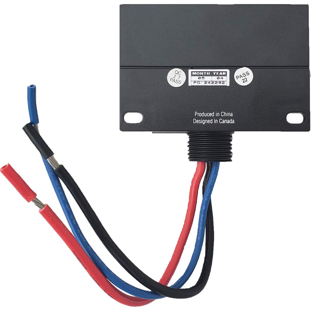Aube Technologies RC840T-240 On/Off Switching Electric Heating Relay with Built-in 24 V Transformer, Black