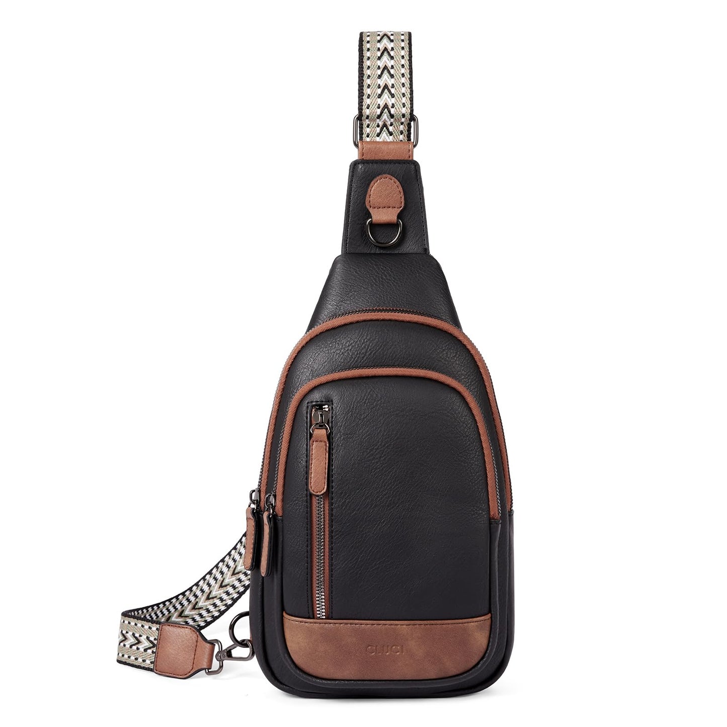 CLUCI Crossbody Bags for Women Men,Leather Sling Bag Cross Body Backpack for Woman Gifts for Women Birthday Unique