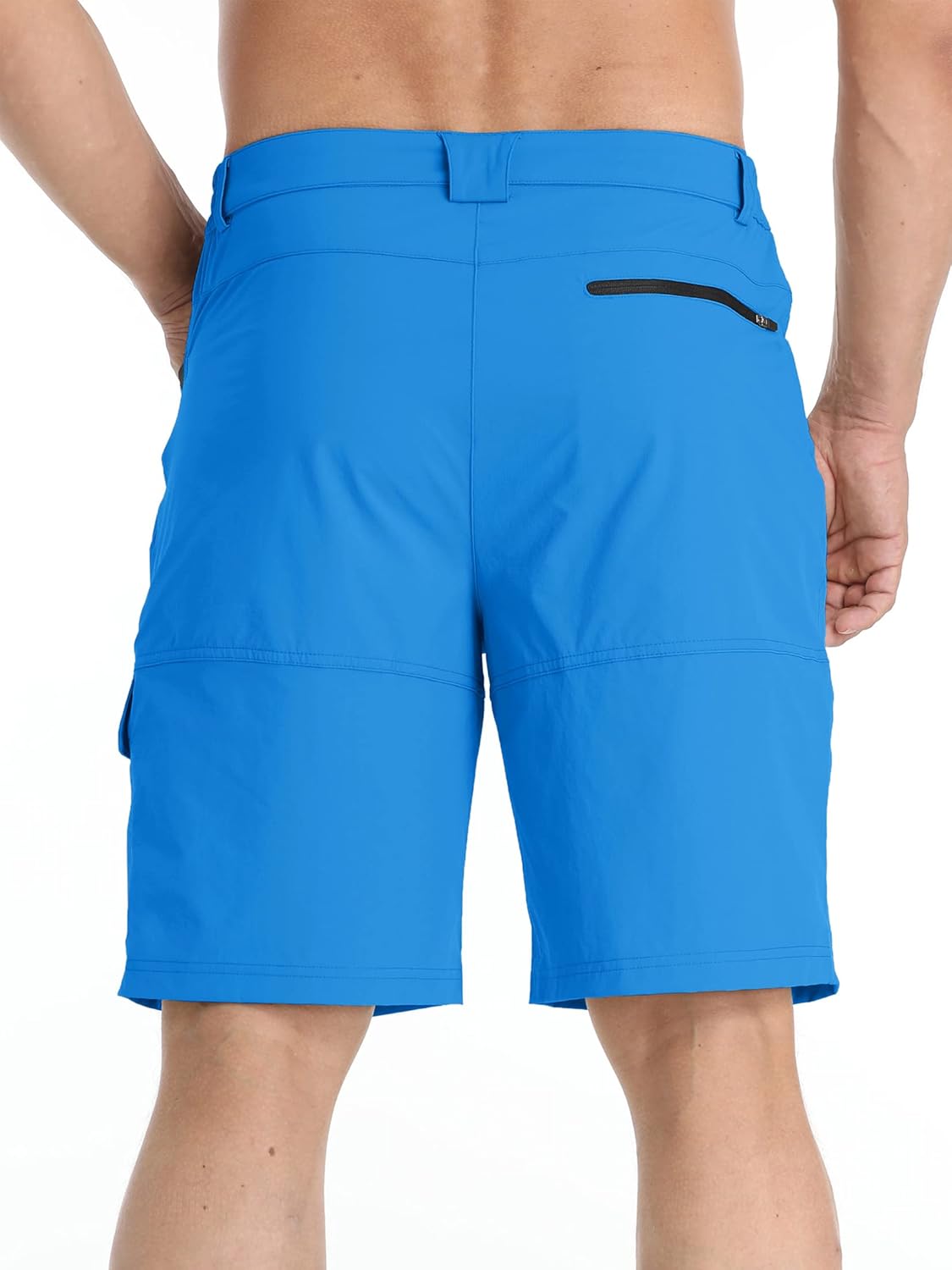 TACVASEN Men's Quick-Dry Cargo Shorts - Water-Resistant Casual Hiking Shorts | Summer Outdoor Wear
