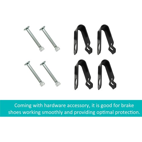 101823201 Club Car Brake Shoes Springs Pins Kits for Yamaha DS PrecedentG1/G2/G3/G5/G8/G9/G11 E-Z-GO Gas Electric Golf Cart Replacement Brake Shoes