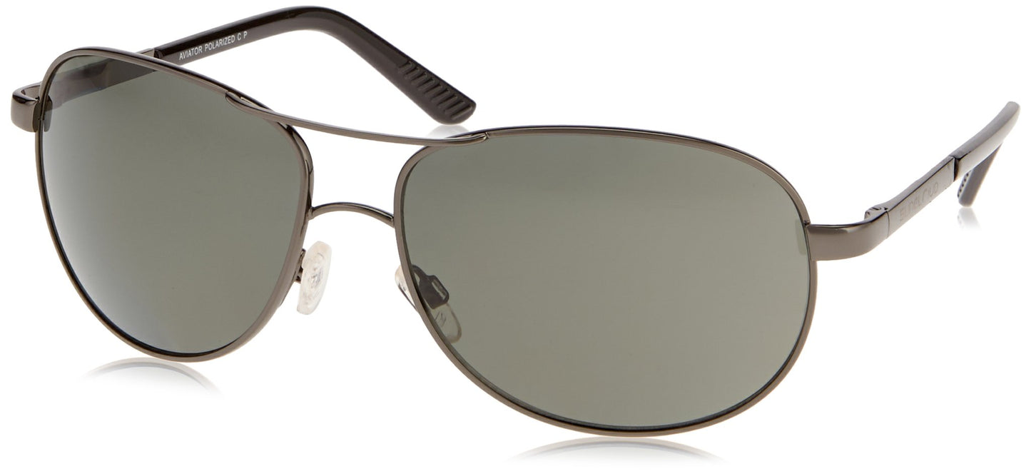 Suncloud Optics Aviator Metal Alloy Frames Polarized Sports Sunglasses/Eyewear - Gunmetal/Gray/One Size Fits All