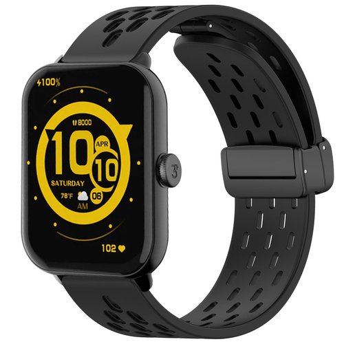 Compatible with 3Plus Vibe Lite BT Bands, Lamshaw Breathable Soft Silicone Magnetic Butterfly Clousure Sport Replacemet Band Straps Compatible with 3Plus Vibe Plus / Vibe + / Vibe+ (Gen 2) / Vibe Lite