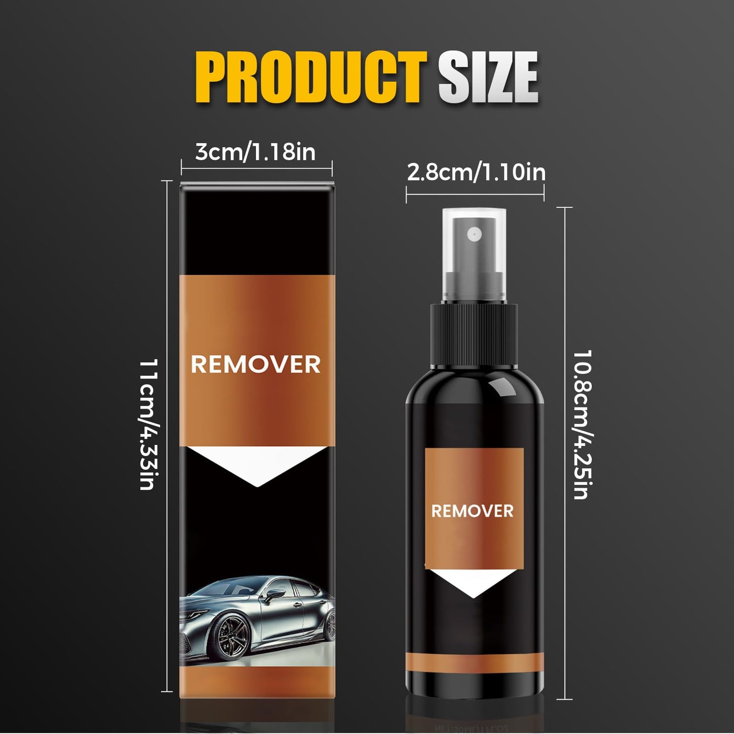 Feeon Rust Remover Spray Heavy Duty Metal Cleaner, 2025 New Fast Acting Metal Cleaner, Heavy Duty Rust Dissolver for Cars, Tools, Garage Workshop (2)