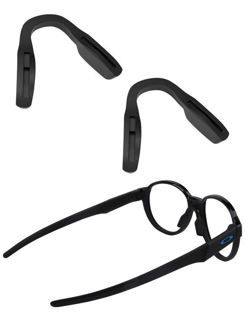 SAUCER Replacement Nose Pieces Pads for Oakley Sutro TI OO6013 Sunglass - Standard Black + Asian Fit Black