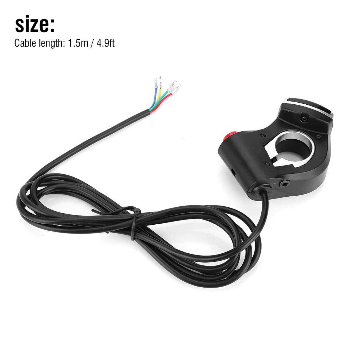 ASHATA E Light Horn Switch, Headlights Horn Button Switch for Electric Mountain E Scooter