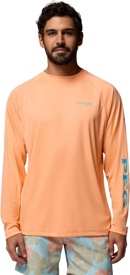 Columbia Men's PFG Long Sleeve Fishing Shirt - Quick-Dry, UV Protection, Lightweight