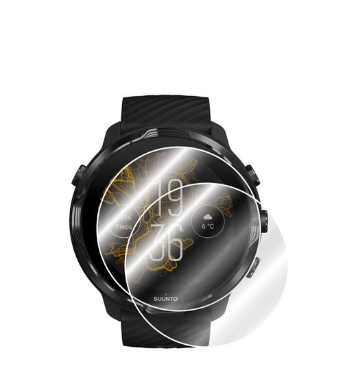 IPG for Suunto 7 Hydrogel Screen Protector (2 Units) Invisible HD Clear Film Anti Scratch Guard-Smooth/Self-Healing/Bubble for Suunto7