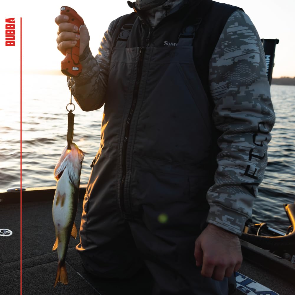 BUBBA Smart Fish Scale LITE, Tournament Fishing Tool with Bluetooth App Compatability, LED Screen, 60lb Limit