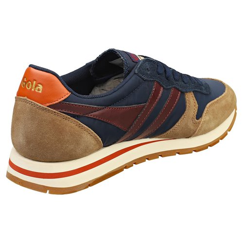 Gola Men's Daytona Chute Navy/Tobacco/Burgundy 9 M