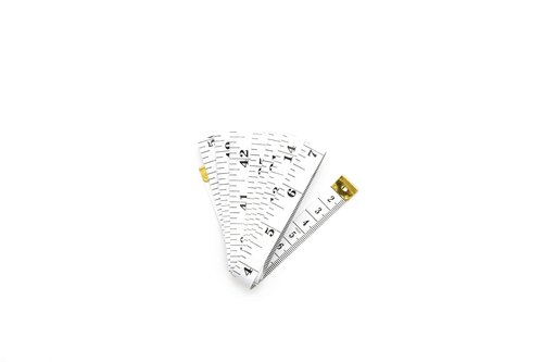 GDMINLO Soft Tape Measure - Double Scale Flexible Vinyl Ruler for Body Measurements | 60-Inch White