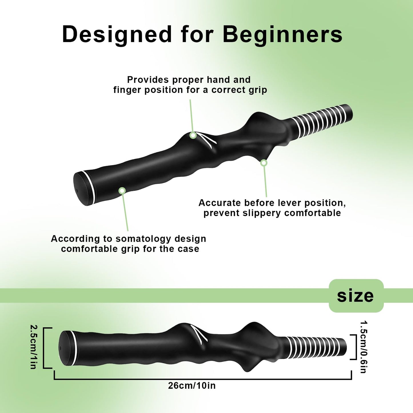 YFANITI 3Pcs Right-Hand Golf Training Grip Golf Grip Trainer，Golf Swing Trainer Accessories