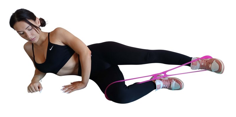 Sargoby Fitness Easy to use Booty Resistance Band with Workout Guide