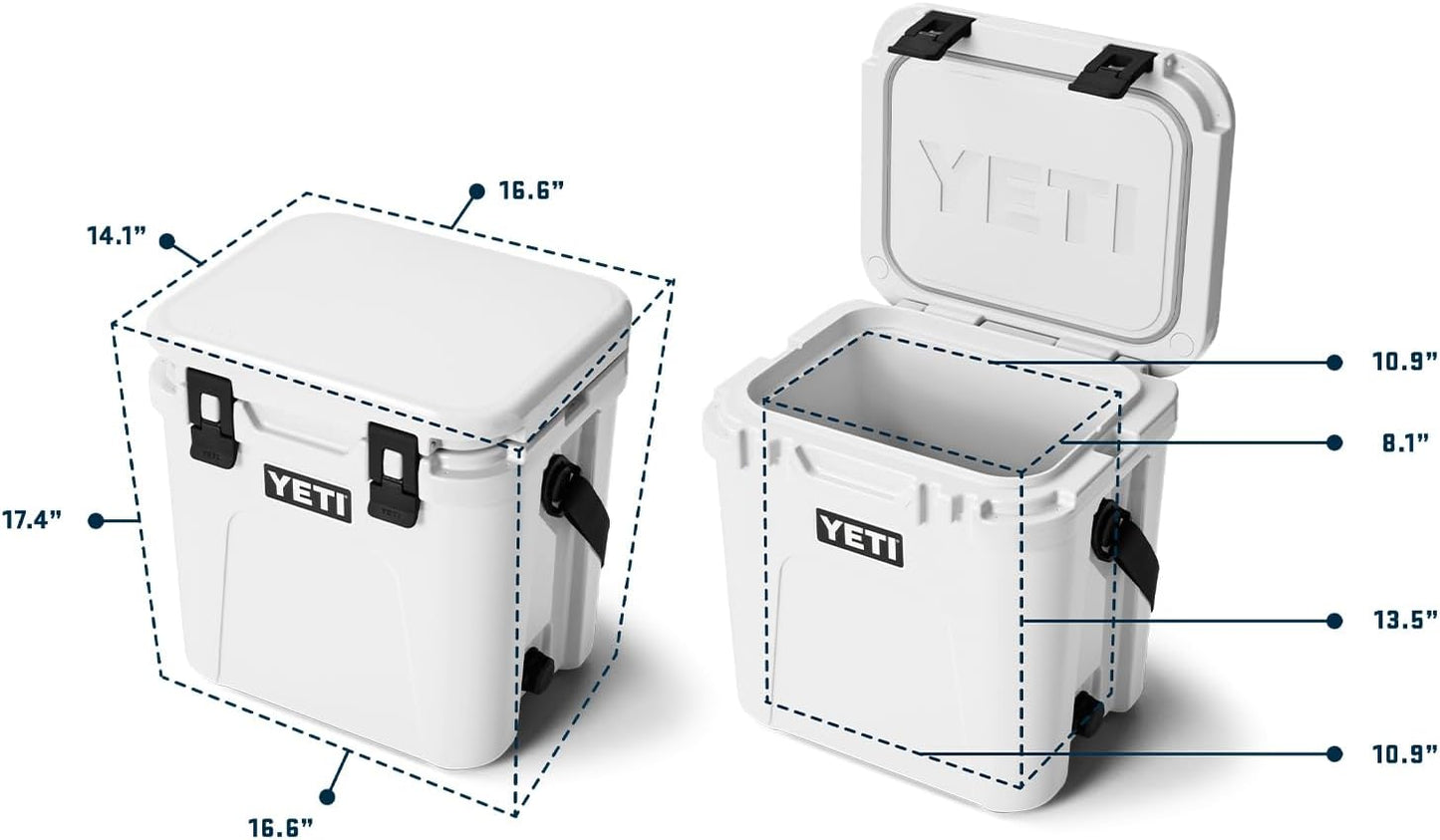 YETI Roadie 24 2.0 Hard Cooler - Durable Design with DoubleDuty Shoulder Strap & Drain Plug