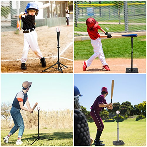 Batting Tee Topper Replacement Ball Rubber Cup - 1 Pack Black
