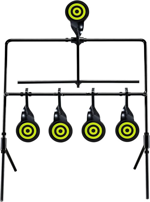 KNINE OUTDOORS Shooting Target - Resetting Design for Airsoft & Rimfire | .22 & .177 Caliber