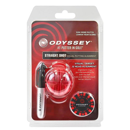 Callaway Odyssey Straight Shot Putt Golf Ball Marker Stencil Alignment Tool