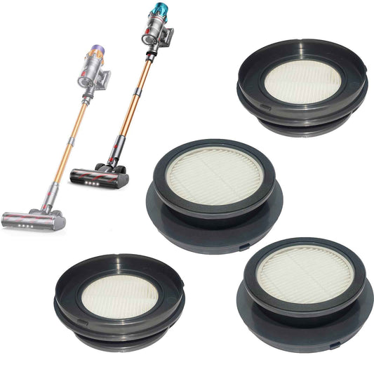 Feenynic 4 Pack X7A Hepa Replacement Filters Compatible with SunSare Cordless Vacuum Cleaner, Washable Hepa Filters Works with Fieety V7 Vacuum