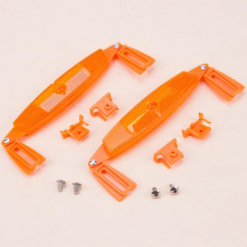 Comidox 2Pairs Universal Bike Wheel Reflectors High Visibility Bicycle Spoke Reflector Accessories for All Bikes Enhance Night Riding Safety