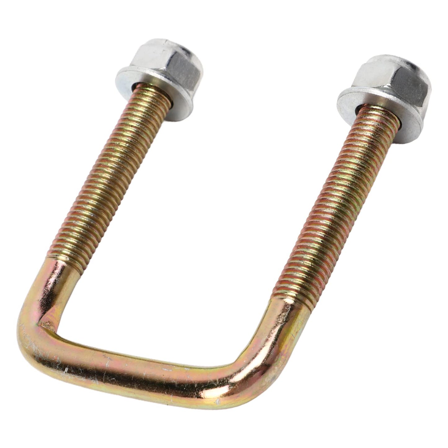 Acouto Leaf Spring U Bolts for EZGO 72029G01 72124G01 72124G01 72618G01 72618G01, 2pcs Leaf Spring U Bolts with Screw Nuts Steel Alloy for Cart TXT Workhorse Gas Electric