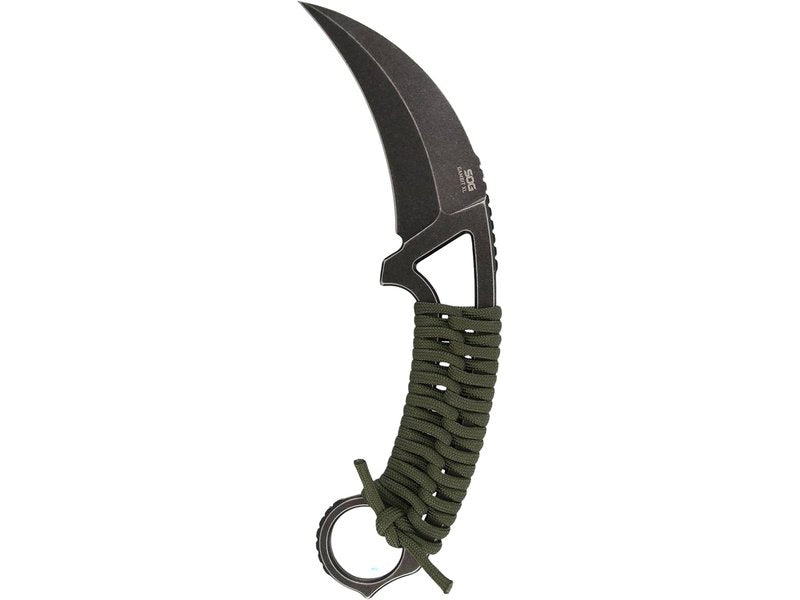 SOG GAMBIT XL / 4" BLADE/BLACK STONEWASH/BOX
