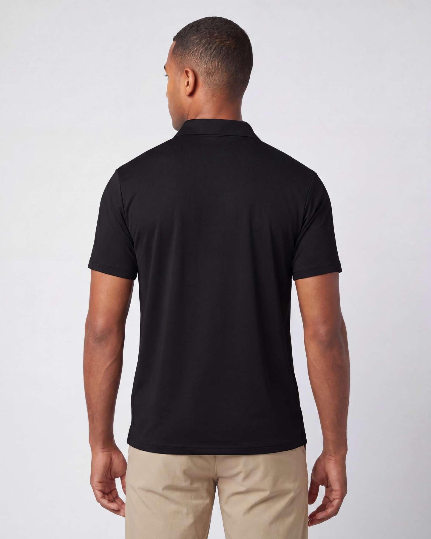 Real Essentials 3 Pack: Men's Short Sleeve Golf Polo Casual Workout Sports Moisture Wicking Collared Shirt, Set F, XX-Large