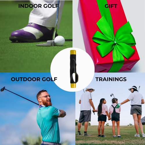 Golf Grip Trainer, Golf Grip Training Aid, Golf Club Swing Training, Snap On Grip Trainer to Improve Hand Position