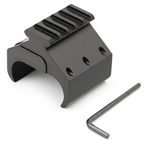 Gotical Tactical Double Barrel Shotgun Mount w/ 5 Slot 20/21 Picatinny Rail, Shotgun Accessories for Laser Sight Flashlight Light Mount (1 Piece)