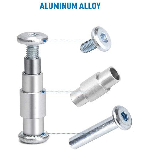 Still Awake Inline Skate Axle Spacer Screw Replacement, Aluminum Alloy Skate Wheel Bearing Spacer, Roller Skate Replacement Accessories with Axle & Axles Screws & Wrench