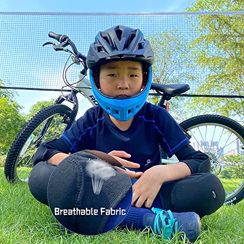 ON TYZZ Kids Knee Pads Black Large Breathable Sport Protective Gear