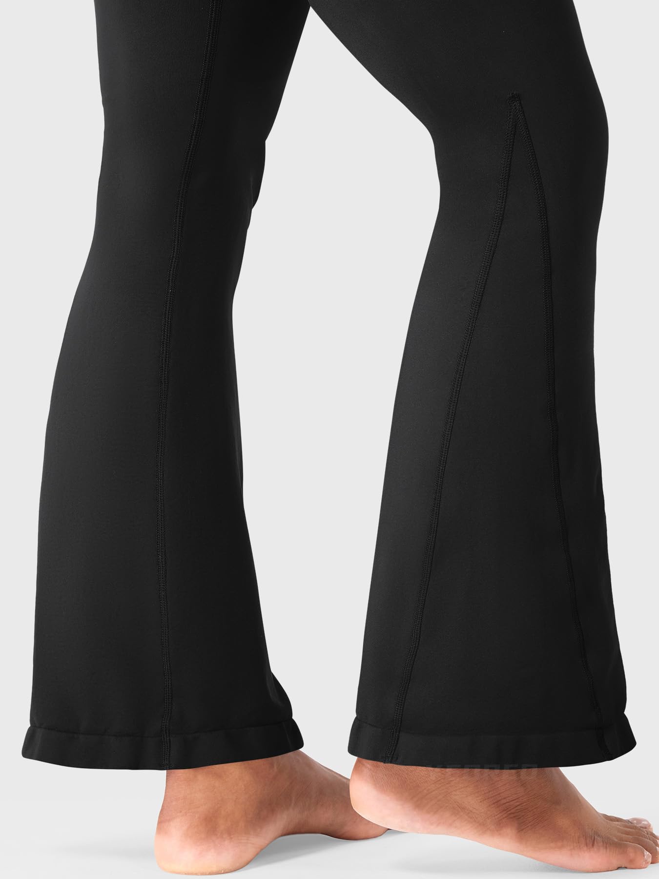 YEOREO Boost Workout Mini Flare Leggings for Women Seamless Gym Yoga Pants