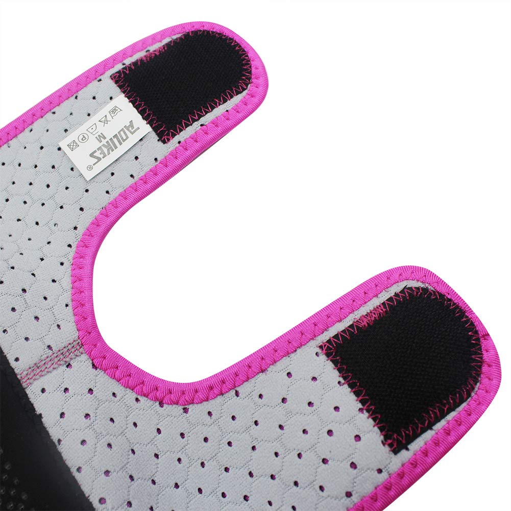 JUMISEE (2PCS Kids Adjustable Knee Pad, Anti-Slip Padded Sponge Knee Brace Breathable Flexible Elastic Knee Support for Football Volleyball Dance Skating Basketball Sports
