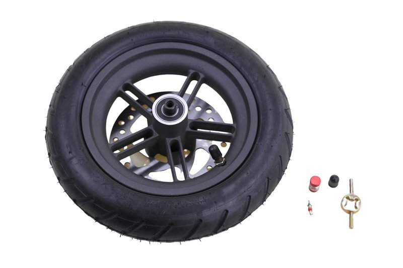 TRKIMAL 8.5 Inch Electric Scooter Rear Wheel Rim Tyre, Disc Brake wheel hub Tire Replacement Compatible with Xiaomi Mijia M365