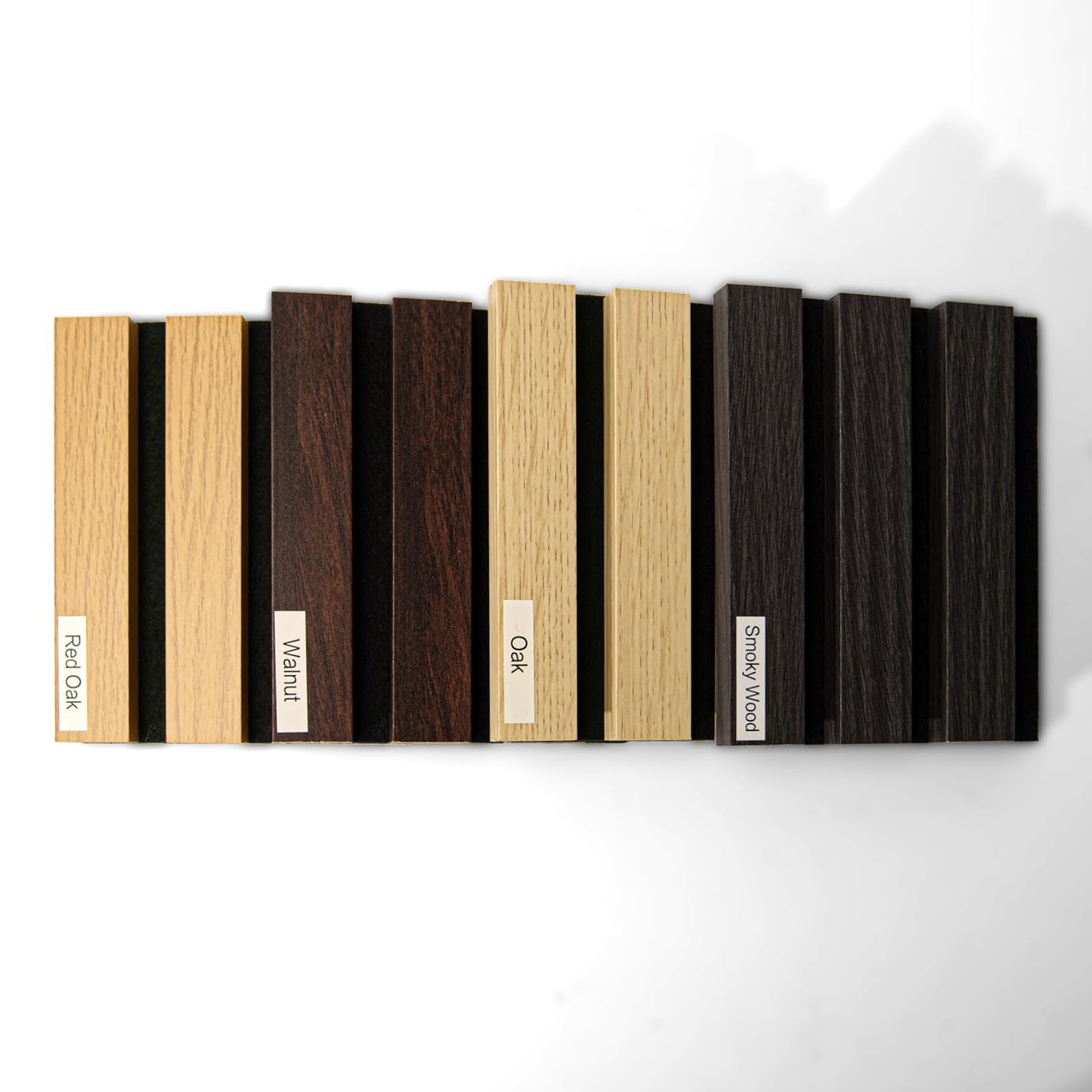 Art3dwallpanels Wood Slat Wall Panel, 108'' x 13'' Wood Panels for Wall 2 Pack 3D Soundproof Wall Panels, Large Acoustic Panels for Interior Ceiling and Wall Decor Noise Reduction, 4 Pack, Sample