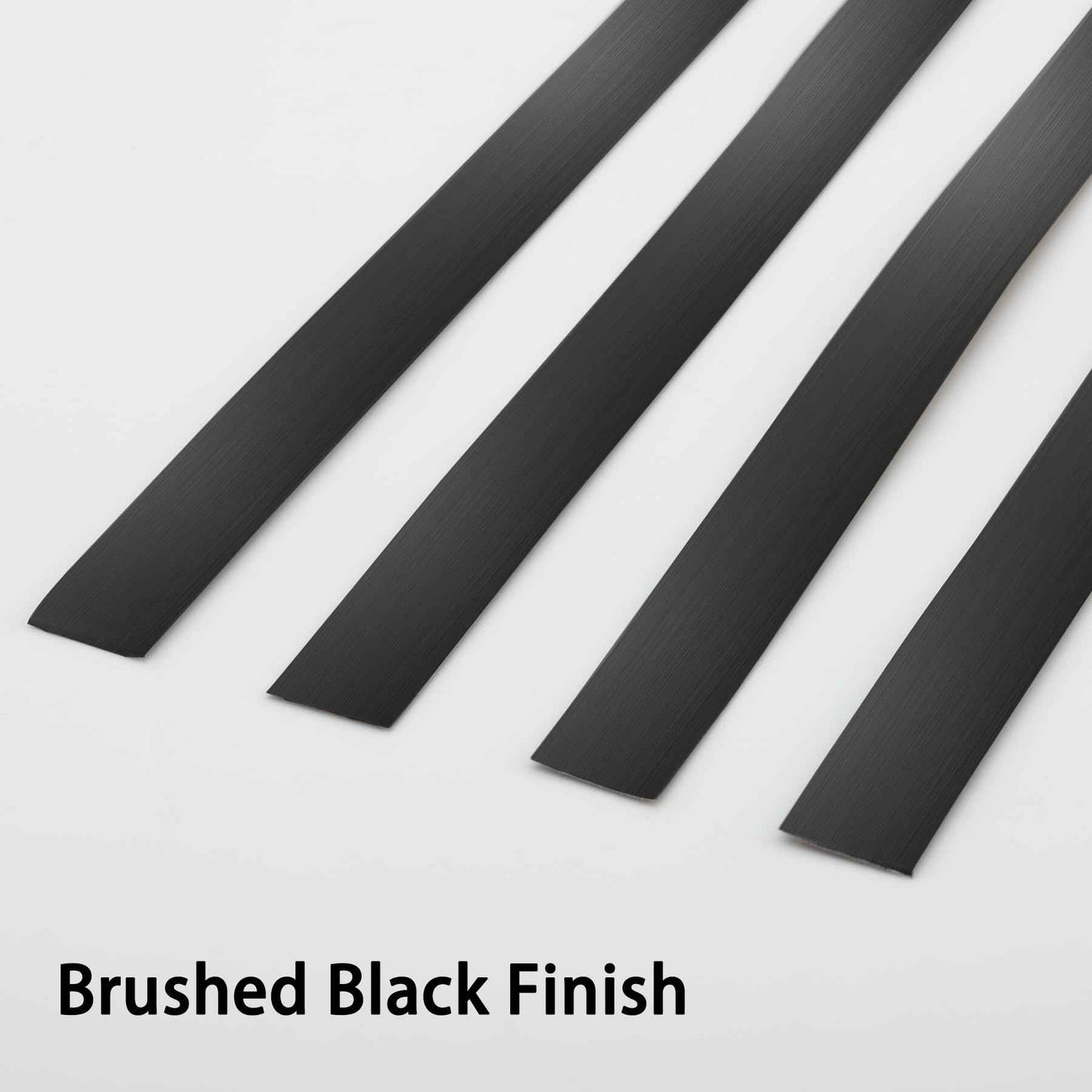 Gaahing Brushed Metal Trim, Peel and Stick Stainless Steel Wall Molding for Fireplace, Mirror Frame, Furniture and Home Decoration, 16.4 ft x 1.6 in