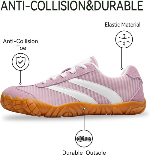 Barefoot Shoes | Women’s Casual Sneakers with Wide Toe Box - Lightweight, Breathable & Comfortable for Hiking & Running