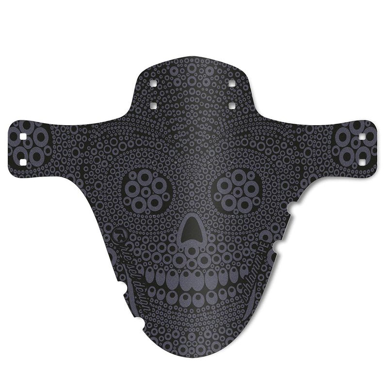 Riesel Design - Front Bike Fender for Face and Suspension Fork Protection - Secure Fit, for Enduro, Trail, All Mountain, Cross Country, Freeride, Downhill or E-MTB - Schlamm:PE - Los Muertos