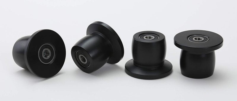 Total Gym Replacement Set of 4 Wheels/Rollers for Models XL, XLS, and Fit with Bearings Thru Hole of 1/4" in Diameter
