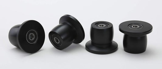 Total Gym Replacement Set of 4 Wheels/Rollers for Models XL, XLS, and Fit with Bearings Thru Hole of 1/4" in Diameter