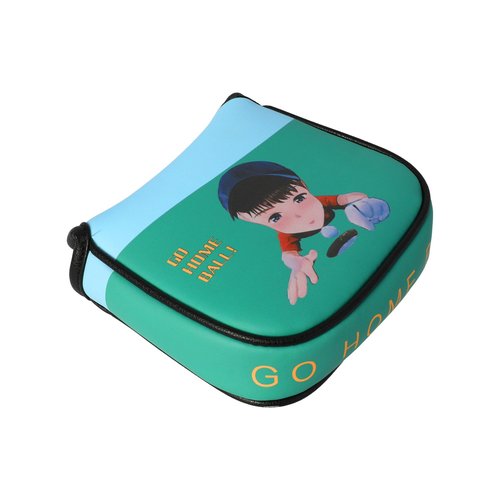 Golf Putter Cover, Magnetic Closure Mid Mallet Putter Cover, Funny Putter Head Cover, Square Putter Headcover for Odyssey Scotty Cameron (Go Home, Ball)