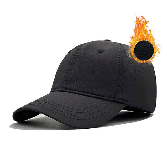 KCZAKA Waterproof Quick Dry Baseball Caps Men's Winter Fleece Lined Warm Back Closed Baseball Hats K220