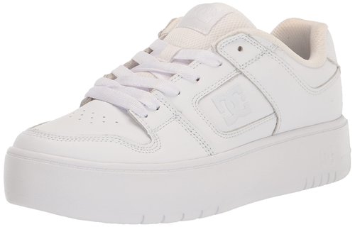 Manteca 4 Platform- White/White- 5.5