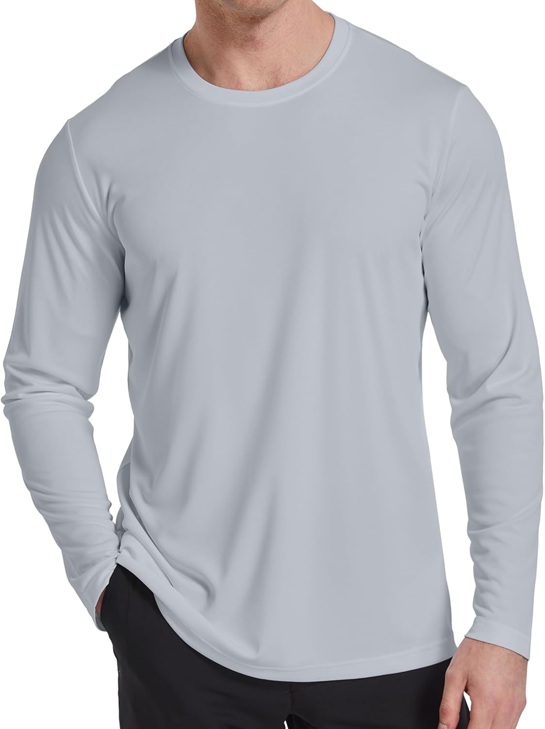 Skiennix Men's Quick Dry Long Sleeve Shirts - UPF 50+ UV Protection | Moisture-Wicking T-Shirts (6/7 Pack)