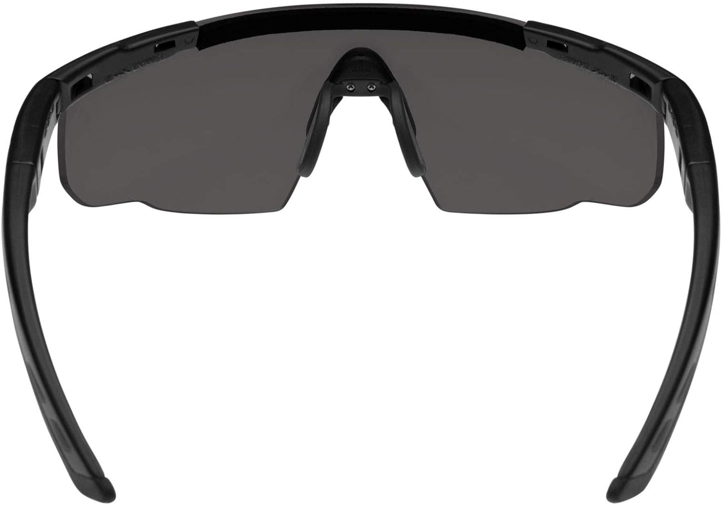 Wiley X Saber Advanced Shooting Glasses - ANSI Z87.1+ Safety Sunglasses for Men & Women | Matte Black Frames, Smoke Grey Lenses