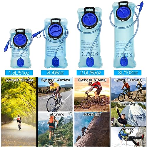 1.5L Hydration Bladder with Large Opening for Cycling & Hiking